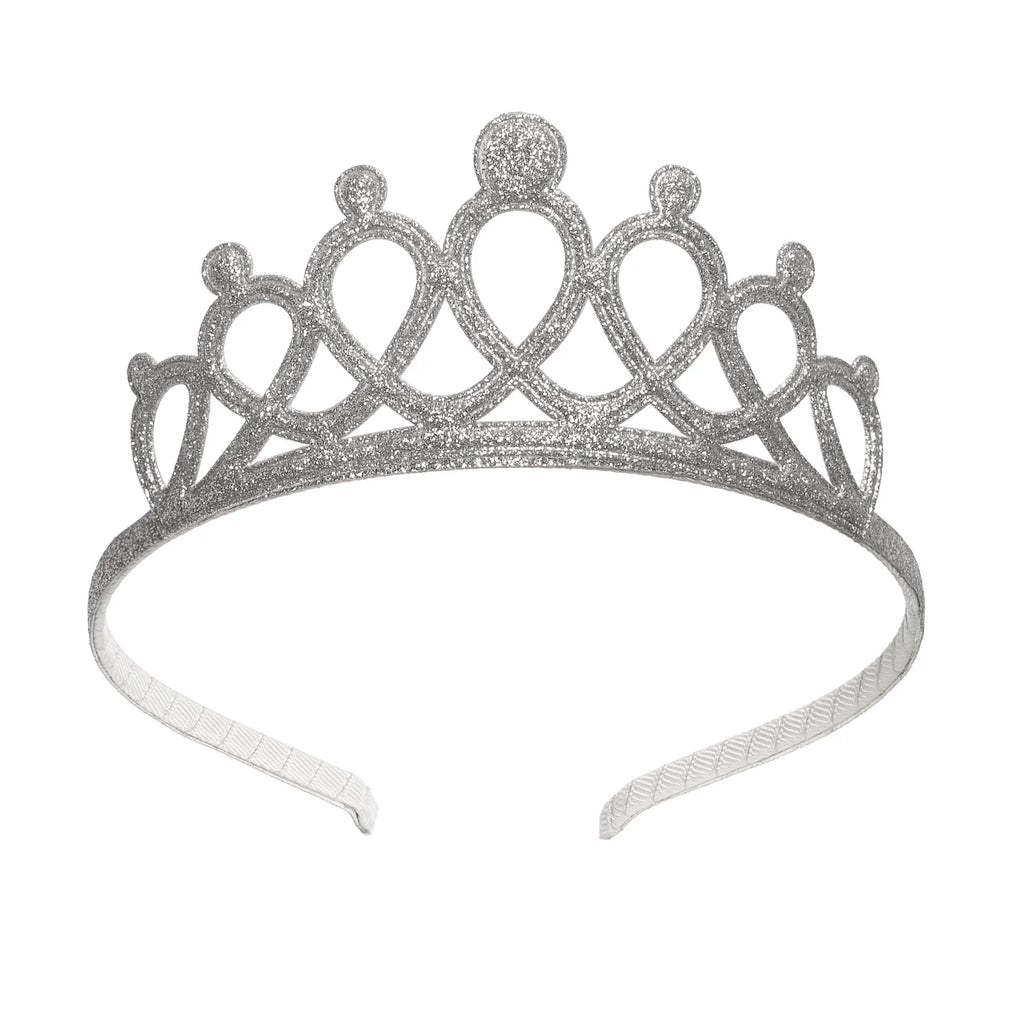 Cerchietto tiara Argento Principessa - Be Brave Boutique
