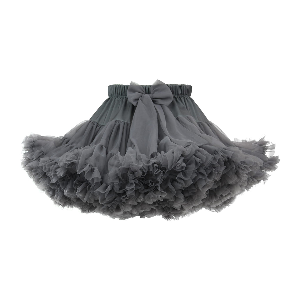 Gonna Ampia in Tulle Antracite - Be Brave Boutique