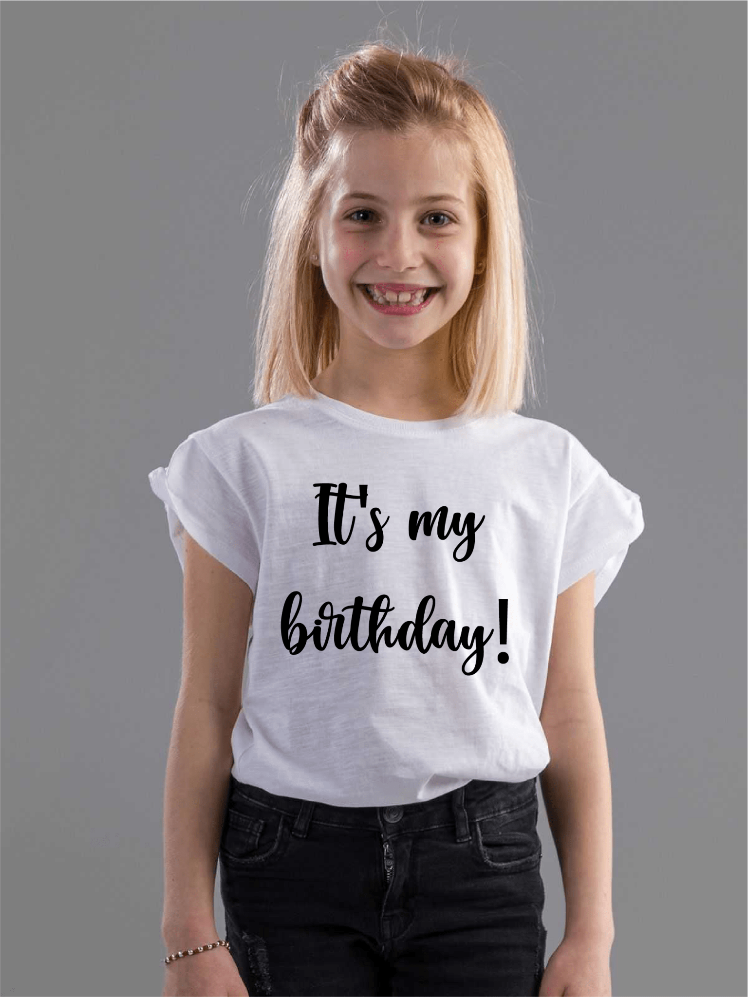 T-shirt bambina celebrativa It's my birthday! - Be Brave Boutique