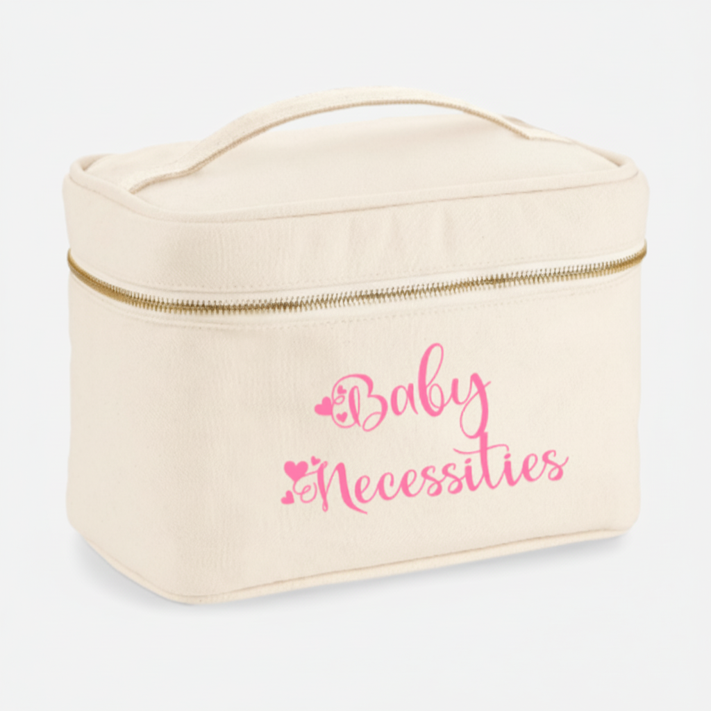 Beauty Case In cotone canvas Baby necessities - Be Brave Boutique
