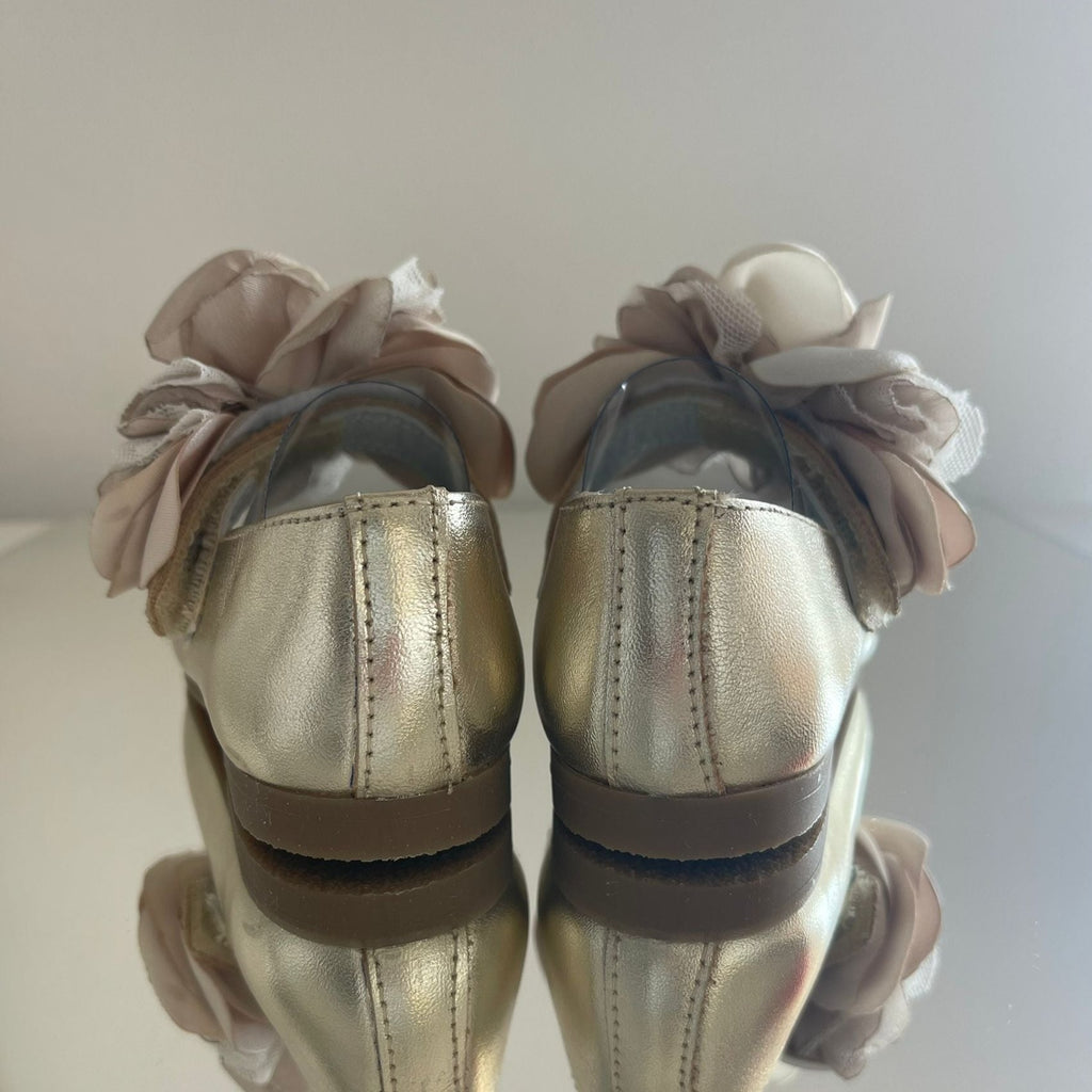 ANDANINES Ballerina laminado Champagne - Be Brave Boutique