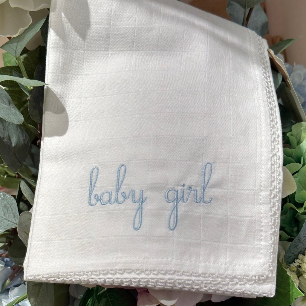 Mussola in Cotone Ricamata Baby Girl - Be Brave Boutique