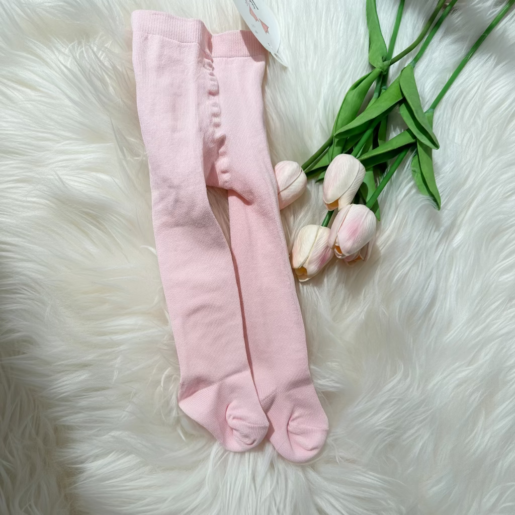 Calzamaglia Neonata Rosa con Volant elasticizzata - Be Brave Boutique