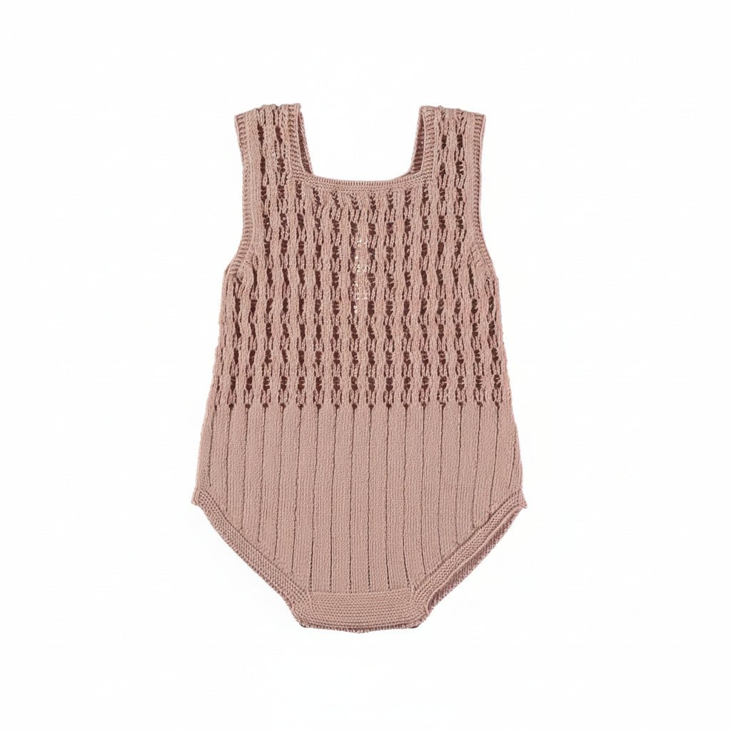 Body In filo traforato per neonati Lucky Li&Me - Be Brave Boutique