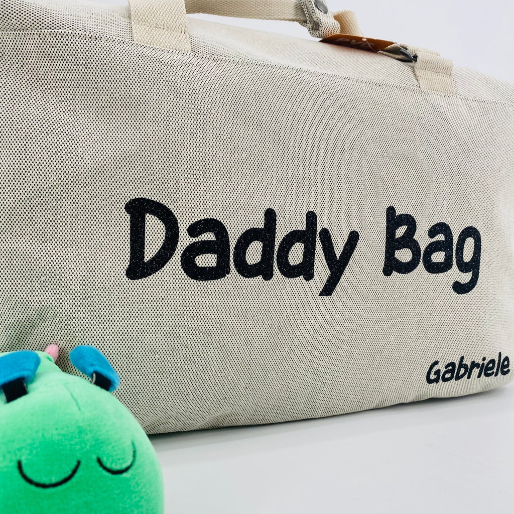 Borsone personalizzato Daddy bag Borsa Papà - Be Brave Boutique