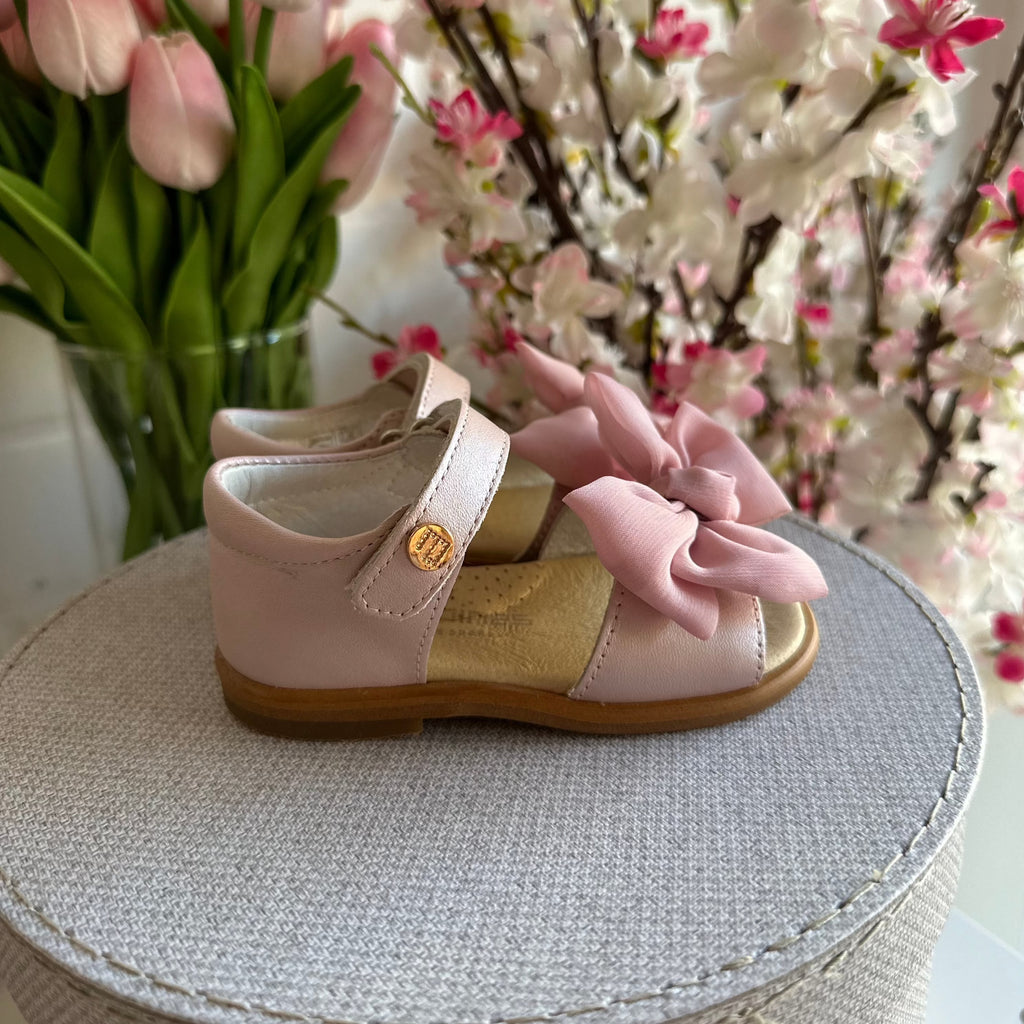 ANDANINES sandali eleganti con fiocco Rosa e plantare anatomico - Be Brave Boutique