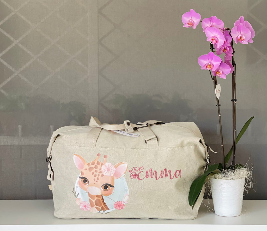 Borsone Mommy 2 beauty e 3 sacchi nascita Giraffa - Be Brave Boutique