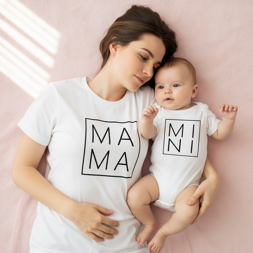 T shirt mamma e Body Mama e Mini - Be Brave Boutique