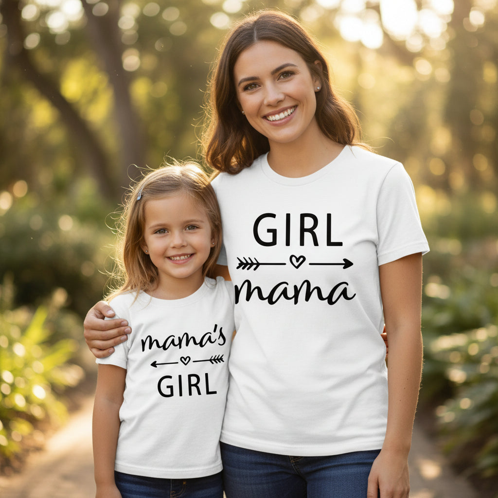 Copia del Coppia di Tshirt mama's girl - Be Brave Boutique