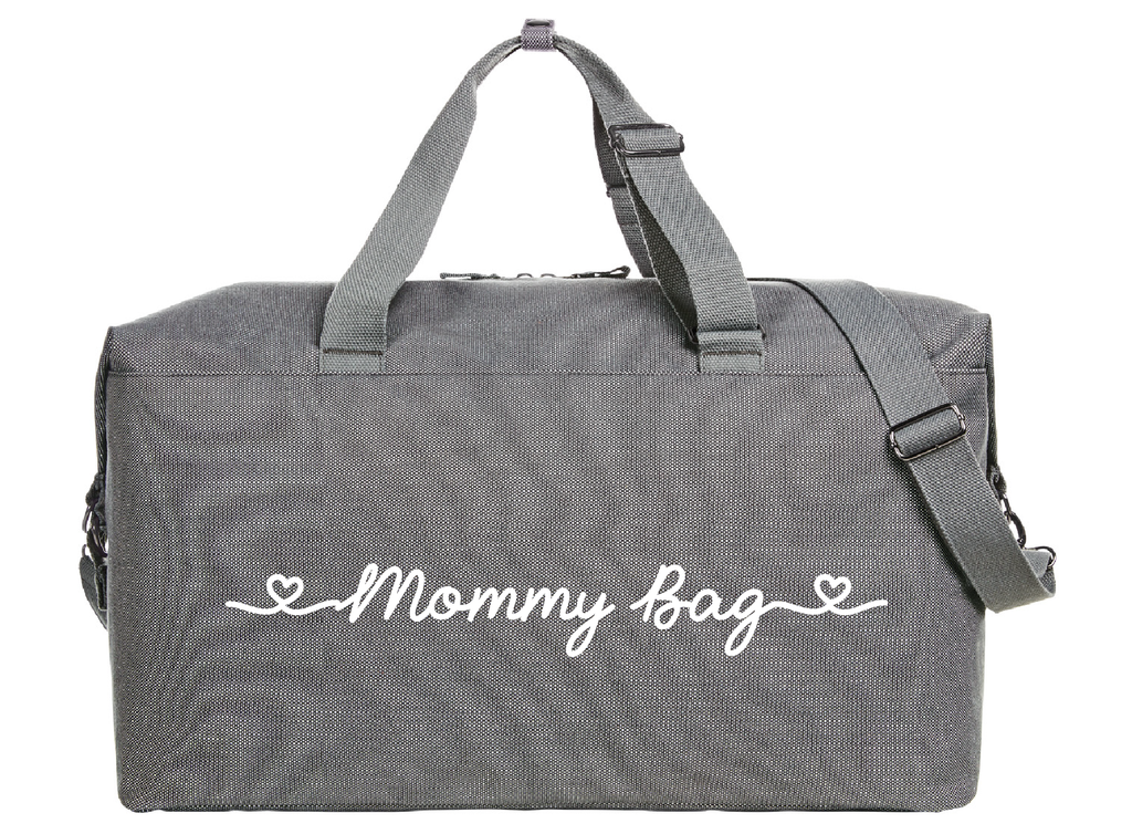 Borsone Mommy Bag Grey/Bianco - Be Brave Boutique