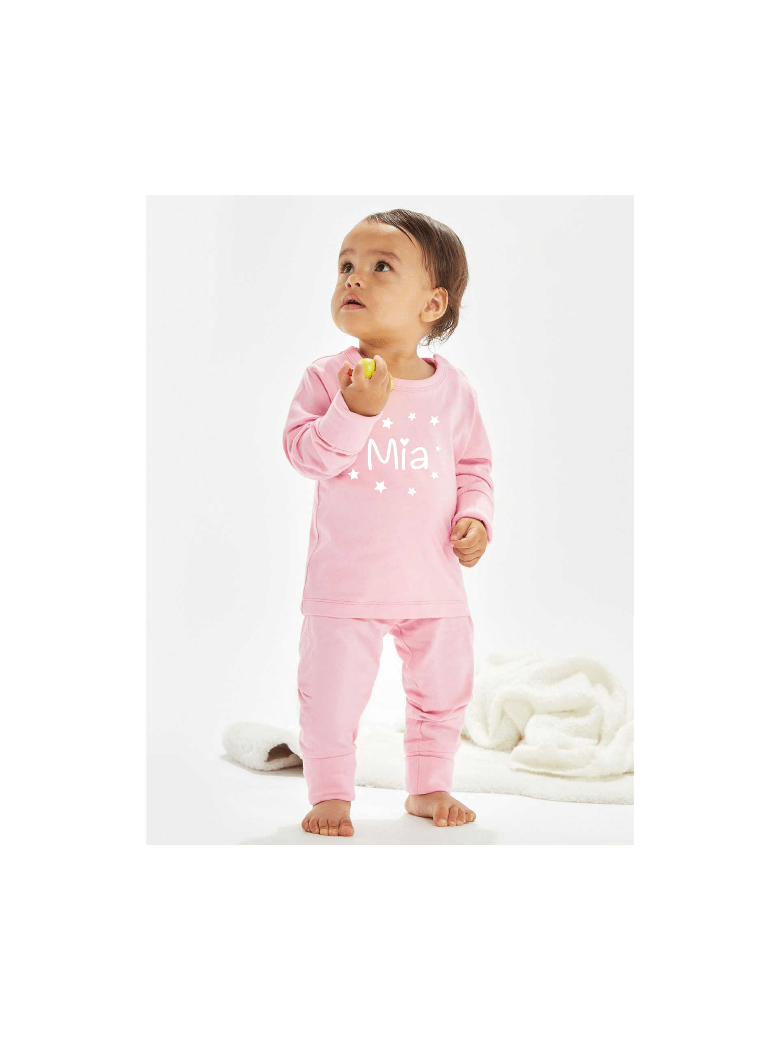 Pigiama bambini personalizzabile con nome in cotone organico - Be Brave Boutique