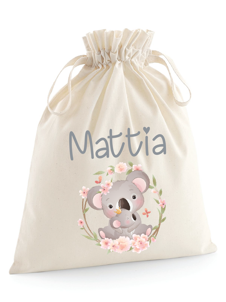 Sacchetti primi cambi personalizzabili Koala Mamma - Be Brave Boutique