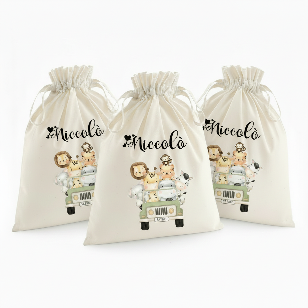 Sacchetti primi cambi Safari - Be Brave Boutique
