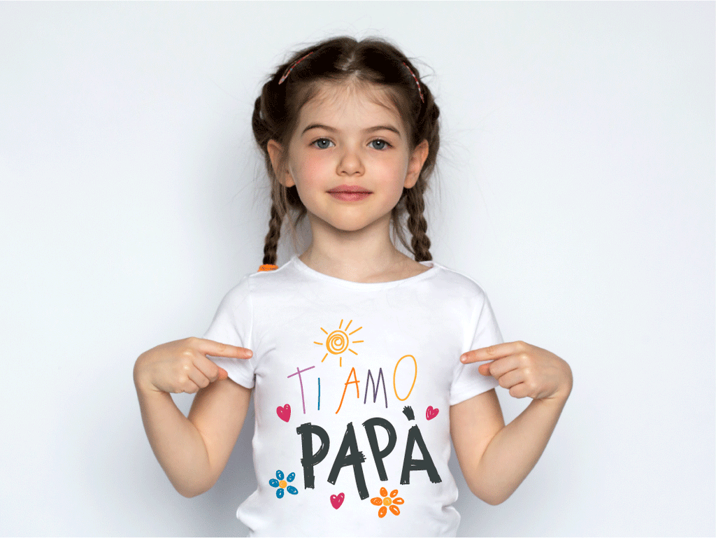 T-shirt Unisex festa del Papà "Ti Amo Papà" - Be Brave Boutique